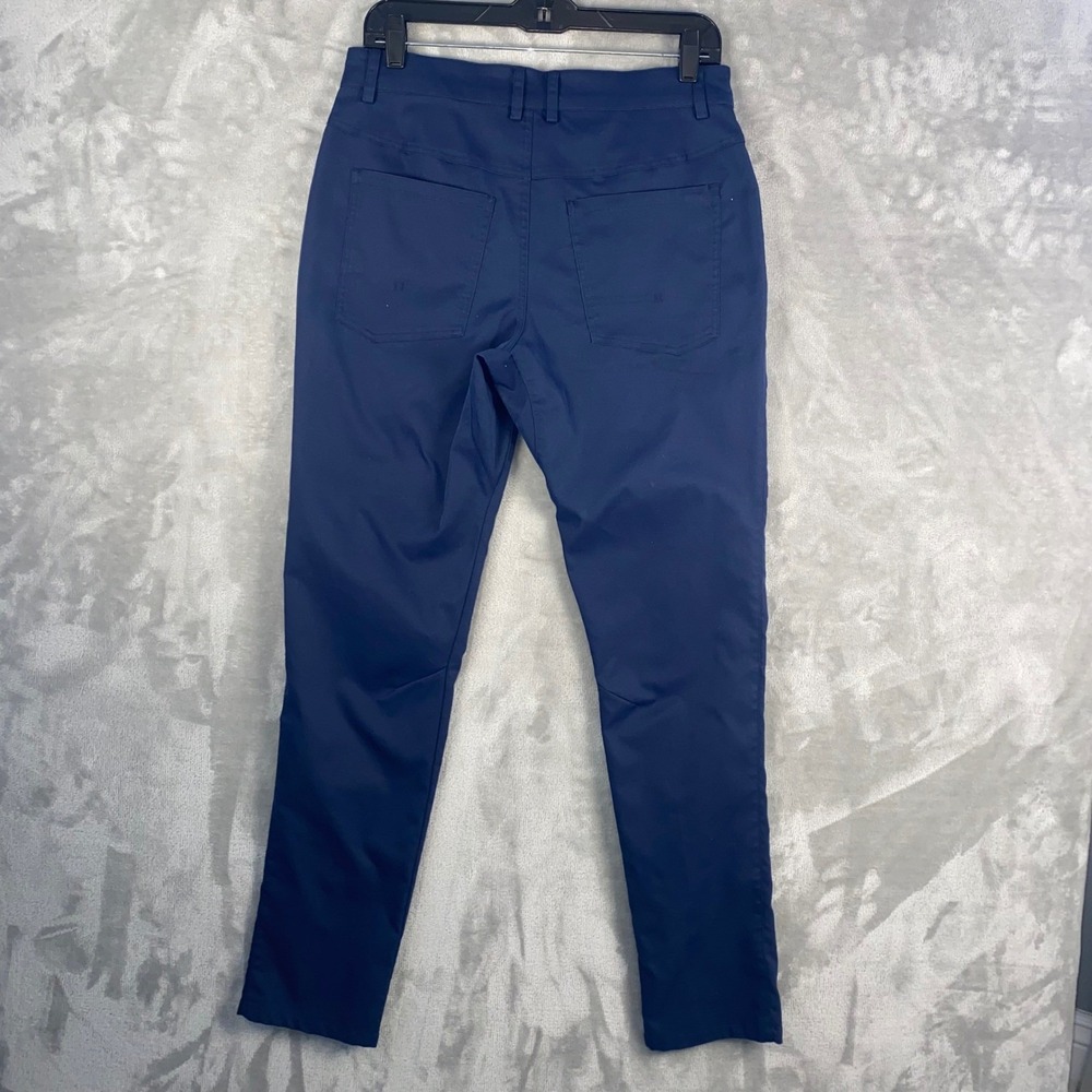 Myles Apparel Everyday Pants Mens 30x32 Navy Blue Performance Tech Travel Chino